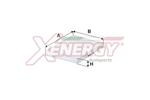 Filtre, air de l'habitacle AP XENERGY X11667