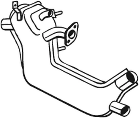 Silencieux avant KLOKKERHOLM 233-001