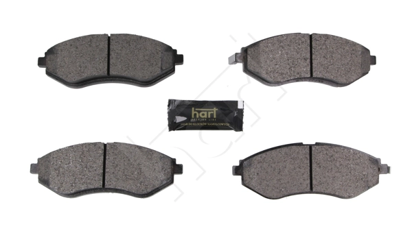 Kit de plaquettes de frein, frein à disque HART 261 801