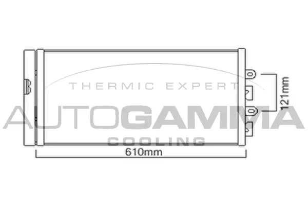 Condenseur, climatisation AUTOGAMMA 103775