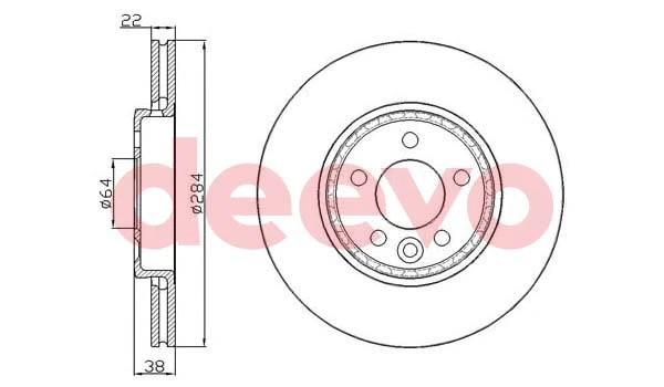 Disque de frein DEEVO BD34420