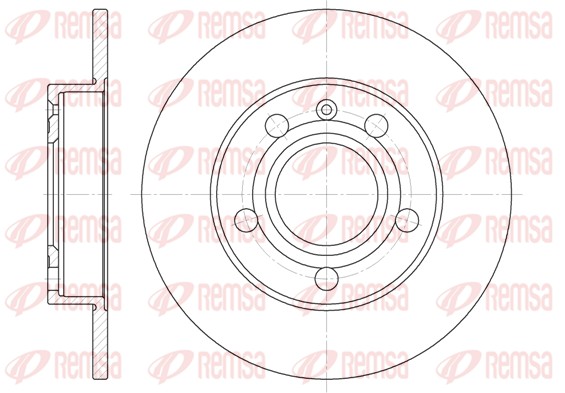 Disque de frein REMSA 6429.00