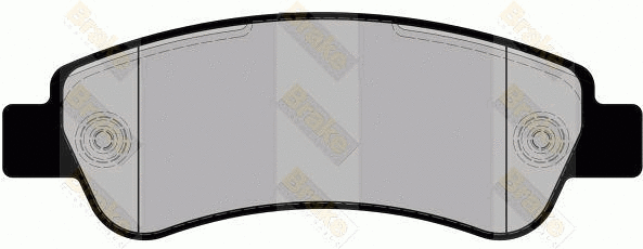 Kit de plaquettes de frein, frein à disque Brake ENGINEERING PA1756