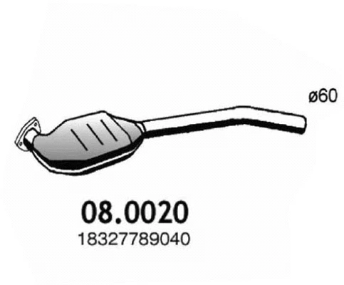 Catalyseur ASSO 08.0020