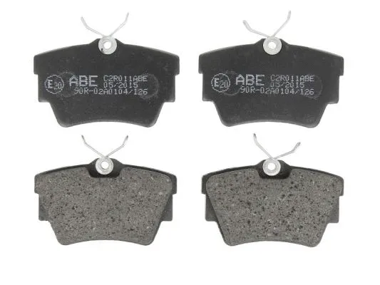 Kit de plaquettes de frein, frein à disque ABE C2R011ABE