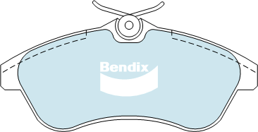 Kit de plaquettes de frein, frein à disque BENDIX-SEA DB2043 EURO+