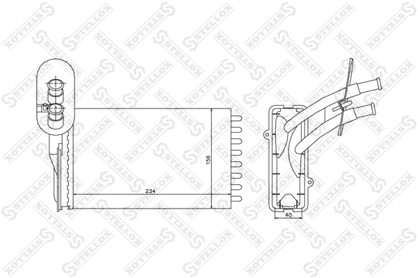 Système de chauffage STELLOX 10-35116-SX