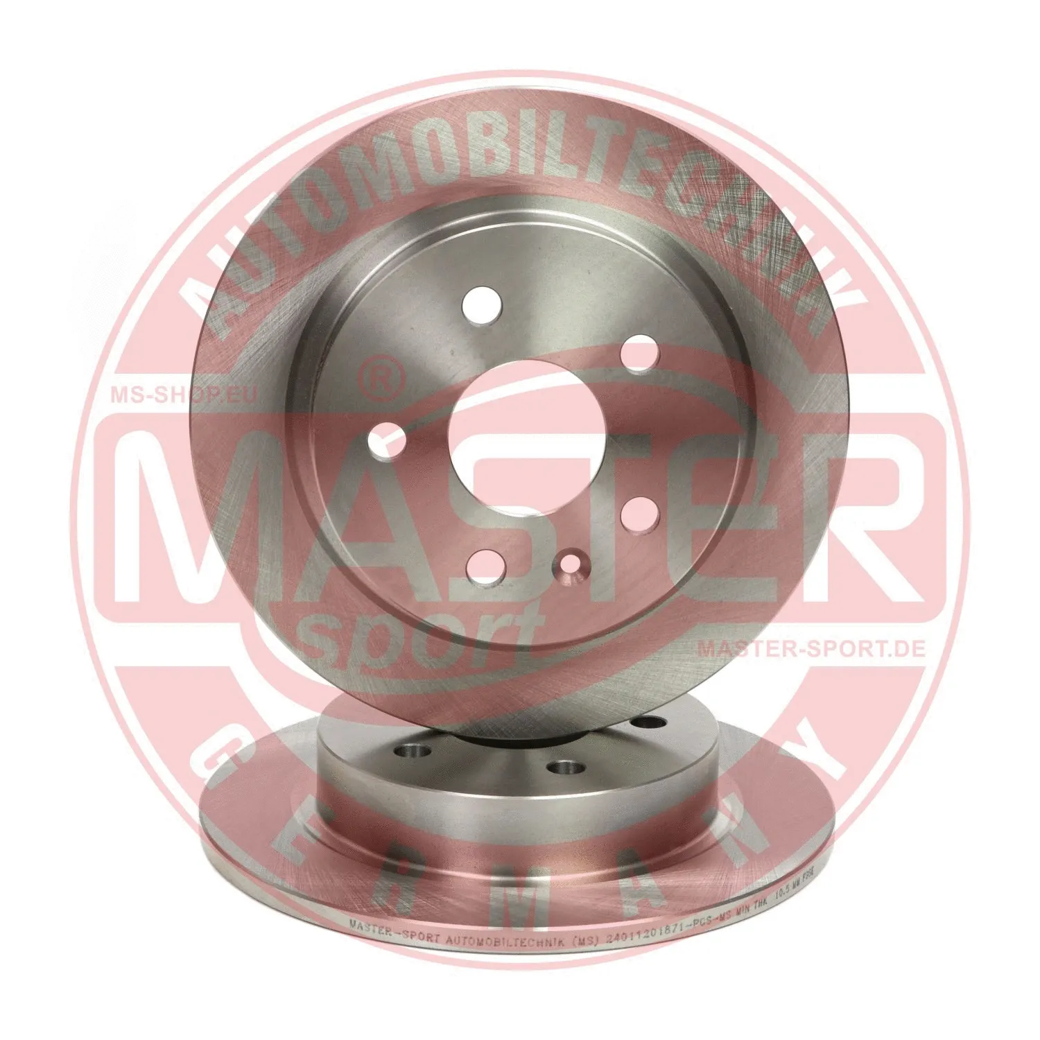 Disque de frein MASTER-SPORT GERMANY 24011201871-SET-MS