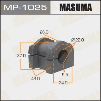 Coussinet de palier, stabilisateur MASUMA MP-1025