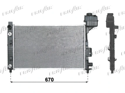 Radiateur, refroidissement du moteur FRIGAIR 0106.3005