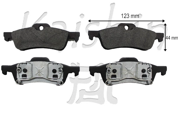 Kit de plaquettes de frein, frein à disque KAISHIN FK11398