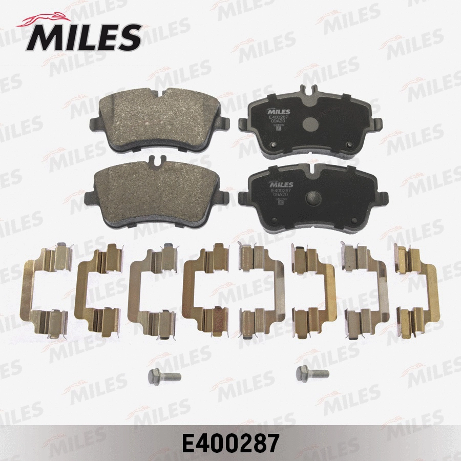 Kit de plaquettes de frein, frein à disque MILES E400287