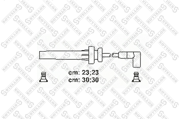 Kit de câbles d'allumage STELLOX 10-38410-SX