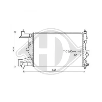 Filtre déshydratant, climatisation DIEDERICHS DCT1034