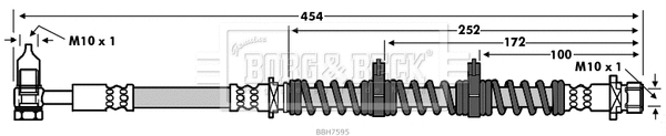 Flexible de frein BORG & BECK BBH7595