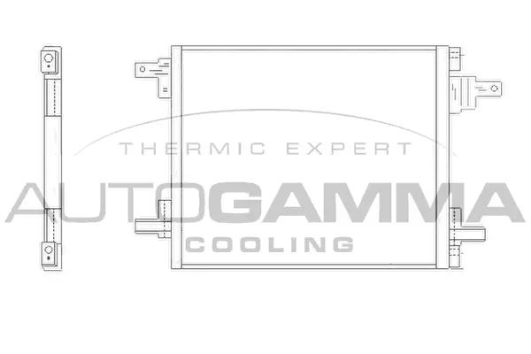 Condenseur, climatisation AUTOGAMMA 103306