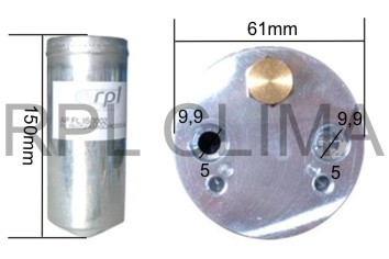 Filtre déshydratant, climatisation RPL QUALITY APFLIS0002