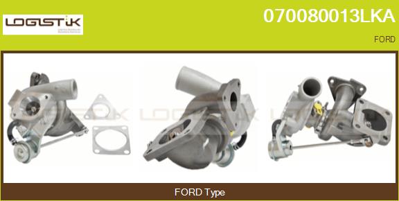 Turbocompresseur, suralimentation LGK 070080013LKA