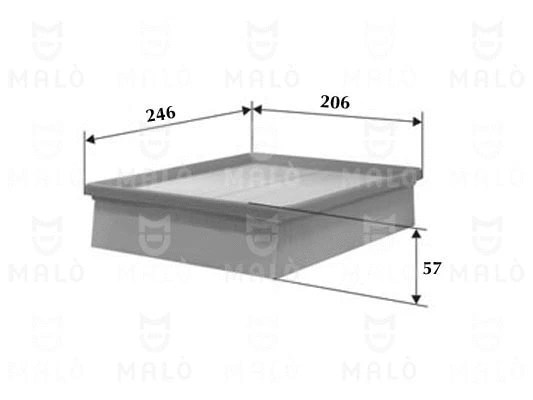 Filtre à air AKRON-MALÒ 1500465