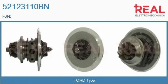 Groupe carter, turbocompresseur REAL 52123110BN