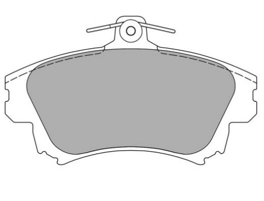 Kit de plaquettes de frein, frein à disque FREMAX FBP-1062