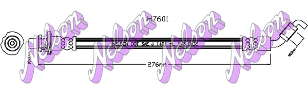 Flexible de frein KAWE H7601