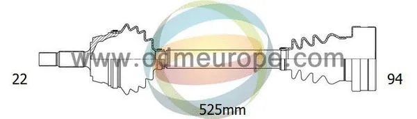 Arbre de transmission 4X4 ESTANFI EST-18-211350