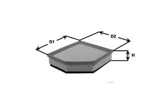 Filtre à air CLEAN FILTERS MA3227