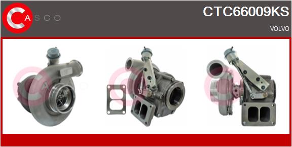 Turbocompresseur, suralimentation CASCO CTC66009KS