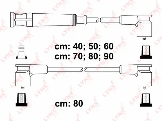 Kit de câbles d'allumage LYNXAUTO SPC1409