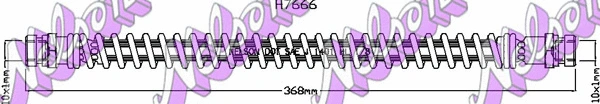 Flexible de frein KAWE H7666
