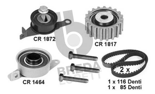 Kit de courroie crantée BREDA LORETT KCD0010