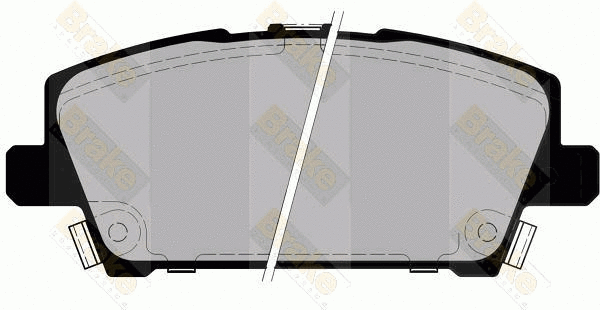 Kit de plaquettes de frein, frein à disque Brake ENGINEERING PA1729