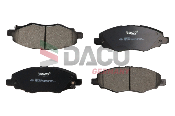 Kit de plaquettes de frein, frein à disque DACO Germany 323909