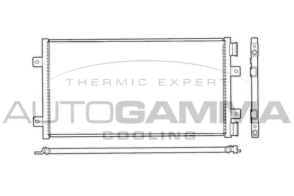 Condenseur, climatisation AUTOGAMMA 103234