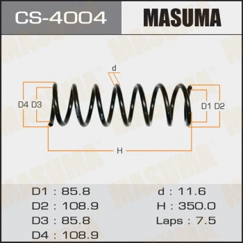 Ressort de suspension MASUMA CS-4004