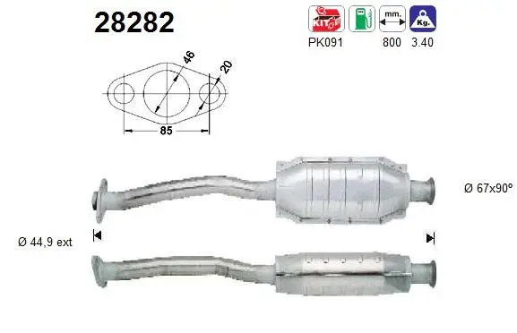 Catalyseur AS 28282