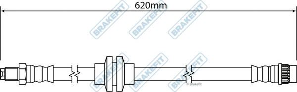 Flexible de frein APEC BHO4340