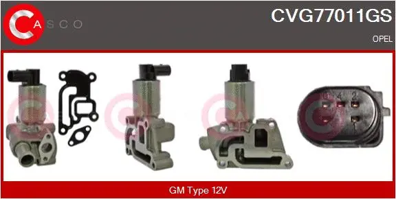 Vanne EGR CASCO CVG77011GS