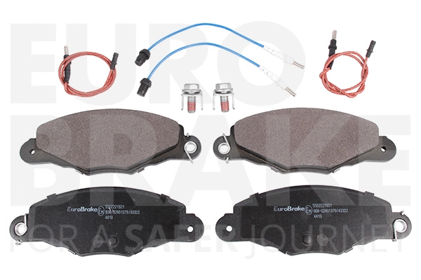 Kit de plaquettes de frein, frein à disque EUROBRAKE 5502221921