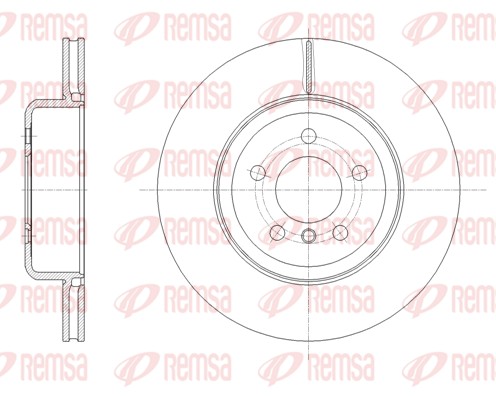 Disque de frein REMSA 61652.10