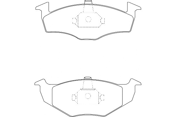 Kit de plaquettes de frein, frein à disque Omnicraft 2134872