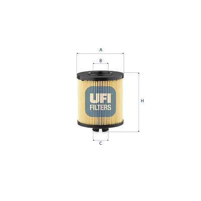 Filtre à huile UFI 25.283.00