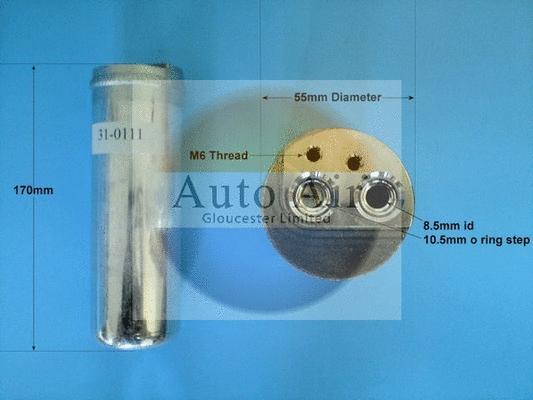 Filtre déshydratant, climatisation AUTO AIR GLOUCESTER 31-0111