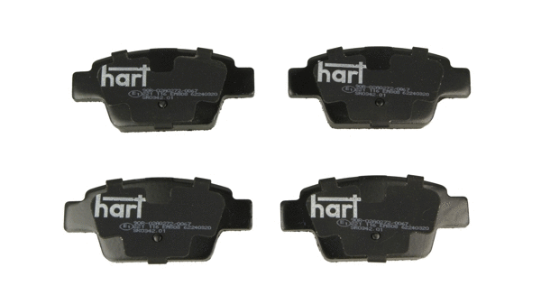 Kit de plaquettes de frein, frein à disque HART 221 116