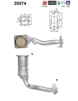 Catalyseur AS 28574