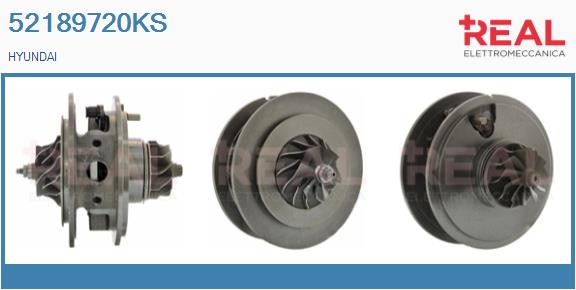 Groupe carter, turbocompresseur REAL 52189720KS
