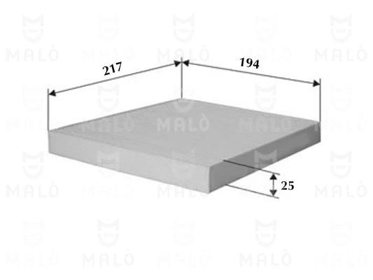 Filtre, air de l'habitacle AKRON-MALÒ 1531921