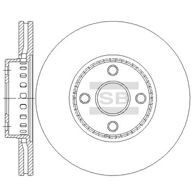 Disque de frein Hi-Q SD4669