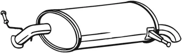 Silencieux arrière BOSAL 190-043